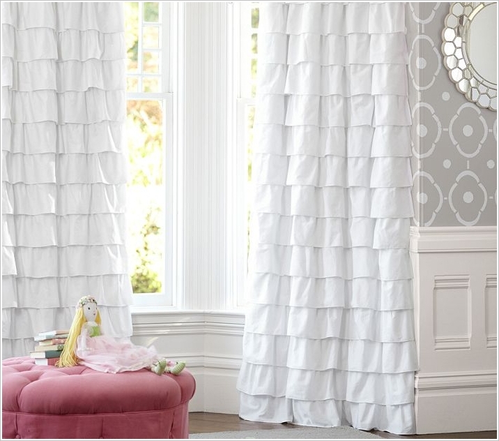 Cute Ruffled Curtain Panels