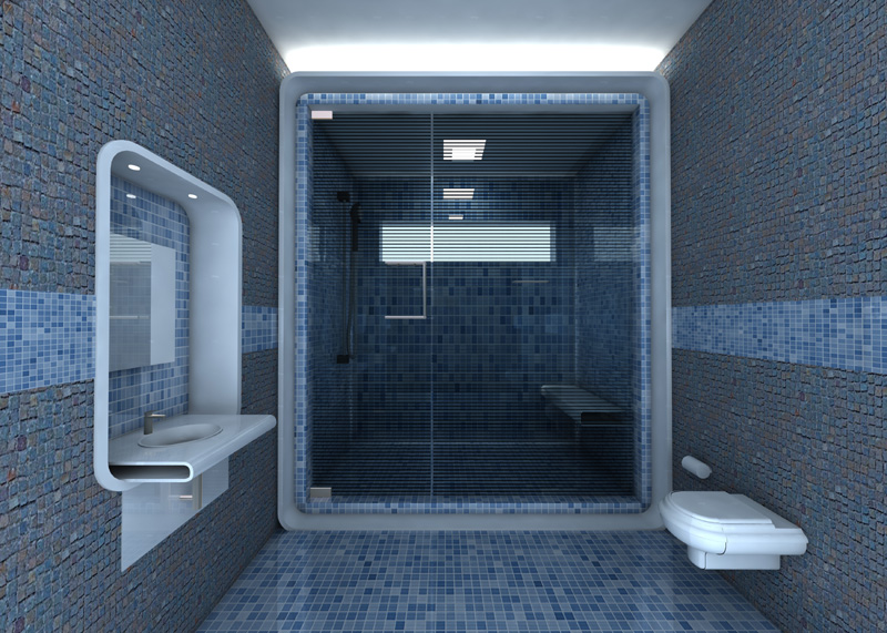 Gray Elegant Bathroom Interiors by Creativegenie
