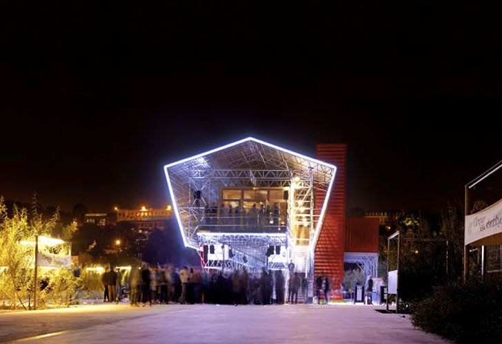 14. Jean Nouvel's Shipping Container Restaurant