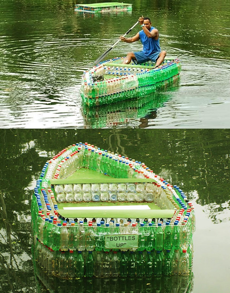 Plastic Bottle Boat