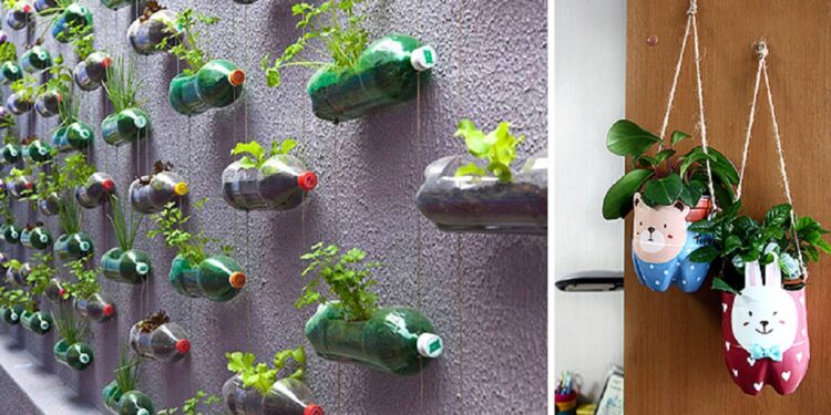 DIY Decorating Ideas With Recycled Plastic Bottles