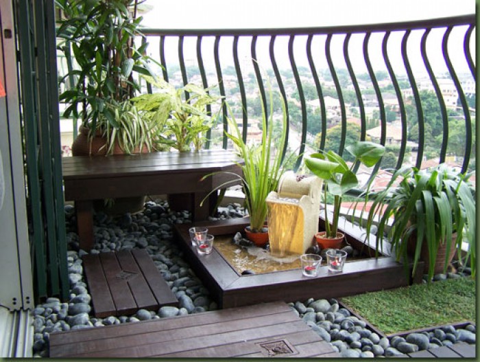 25 Magnificent Gardens You Can Have On, Create Zen Garden Balcony