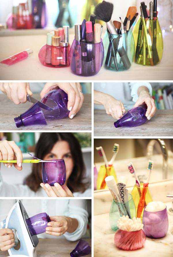 Recycle Old Plastic Bottle To Organize Your Items
