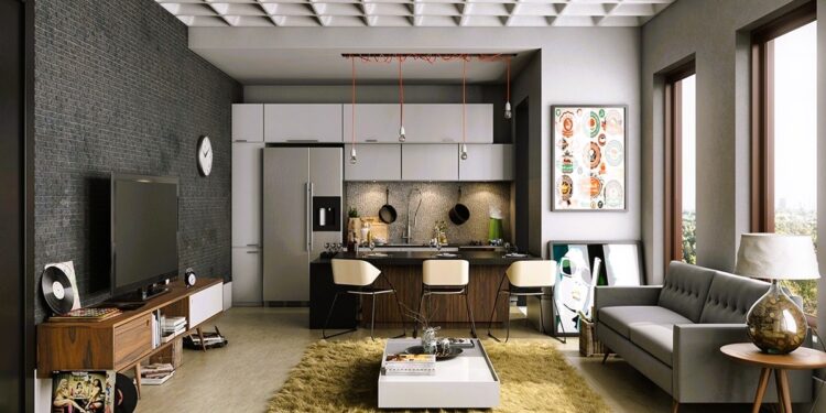 Open Concept Apartment Interiors For Inspiration