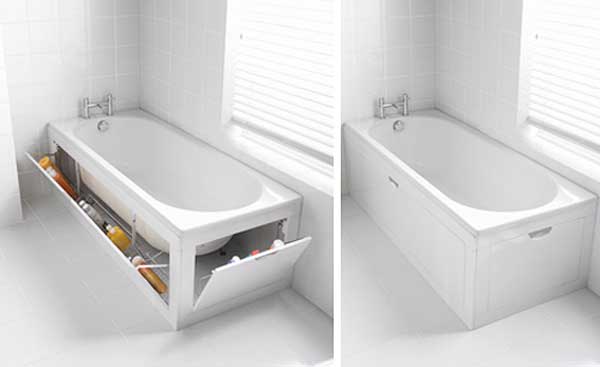 Bathtub With Hidden Storage