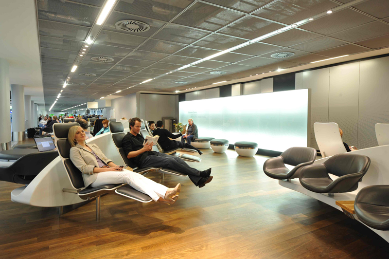 New Rest Areas at Frankfurt Airport