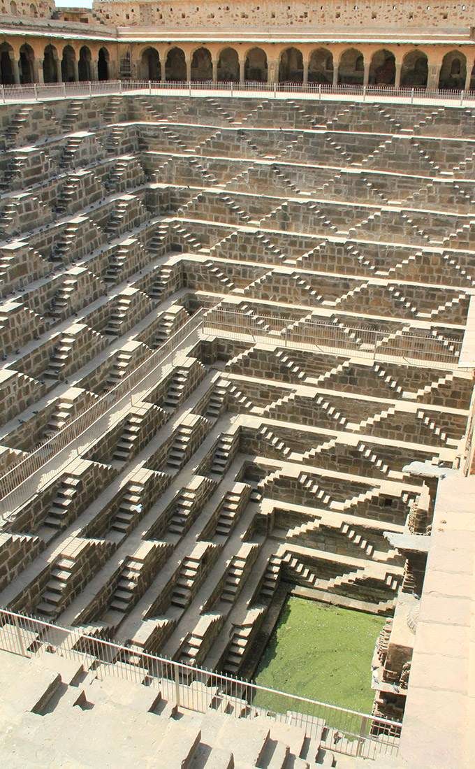 Chand Baori - The World's Largest Step-well, India