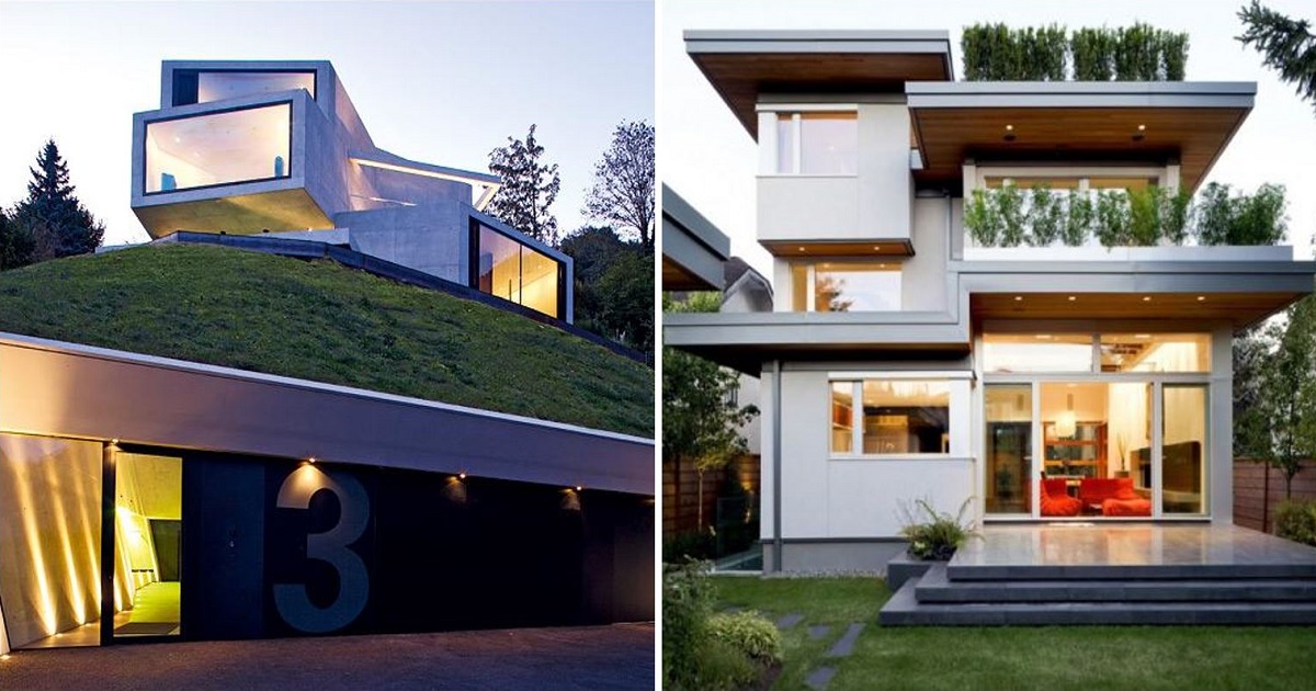 Spectacular Houses Featuring Green Roofs