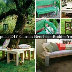25+ Popular DIY Garden Benches You Can Build It Yourself