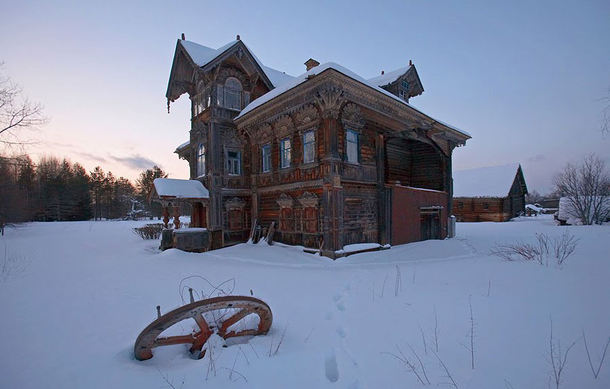Abandoned Wooden Houses, Russia