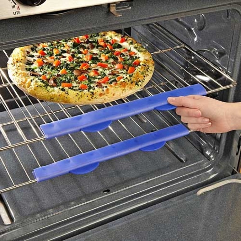 This Silicone Oven Shelf Guard Helps Prevent Burns.