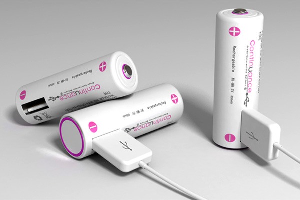Rechargeable Batteries With A USB Hub To Charge Your Gadgets Quickly.