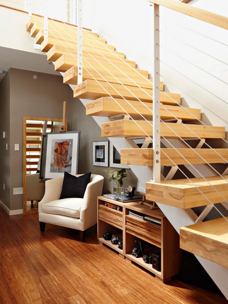 Ways To Utilize The Space Under The Stairs In The Hallway.