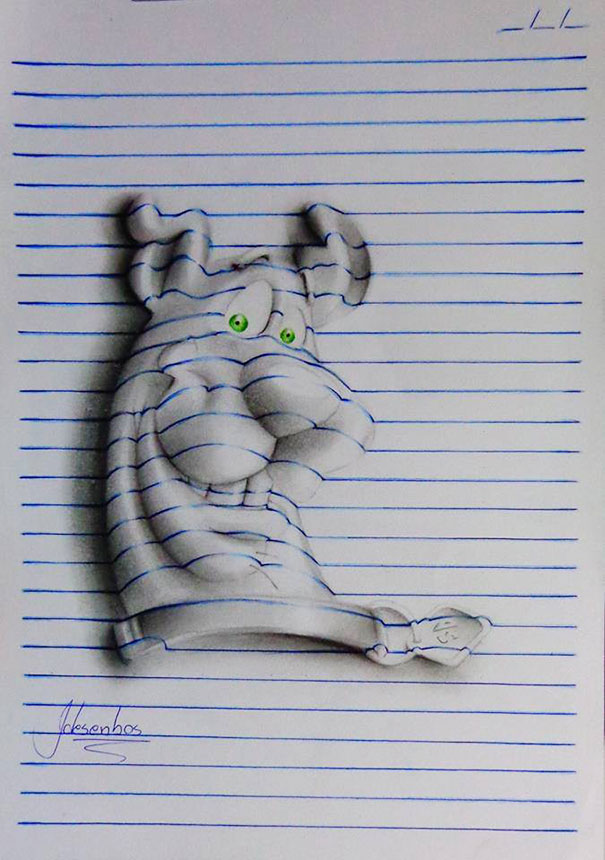 AD-3D-Lines-Notepad-Drawings-15-Years-Old-Joao-Carvalho-10