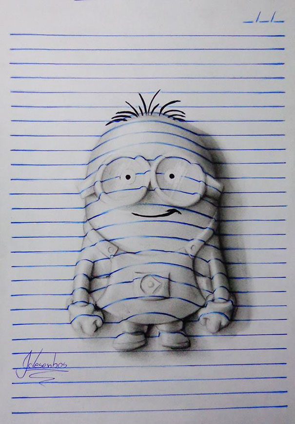 AD-3D-Lines-Notepad-Drawings-15-Years-Old-Joao-Carvalho-2
