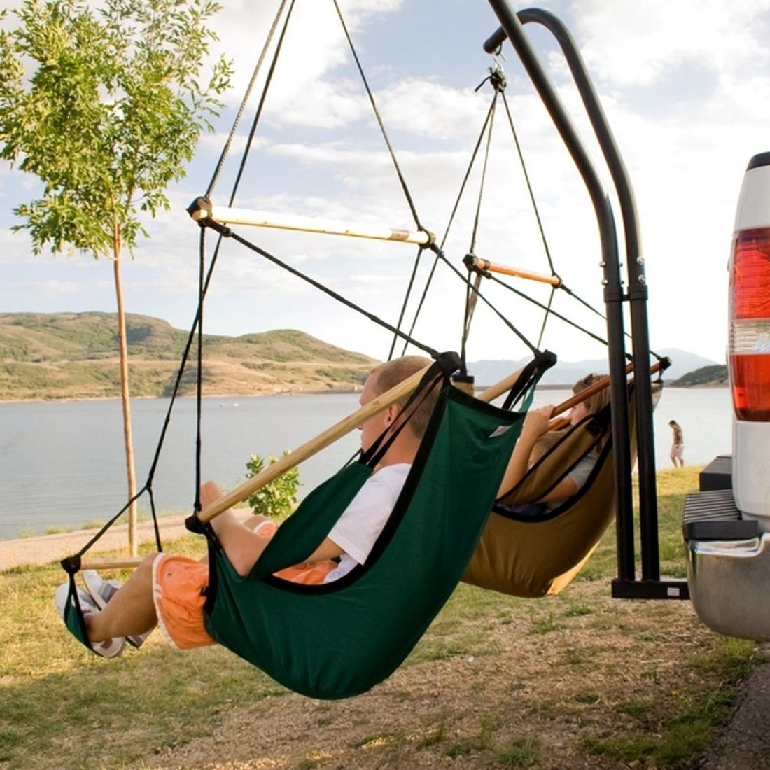 Get these seat hammocks for car camping.