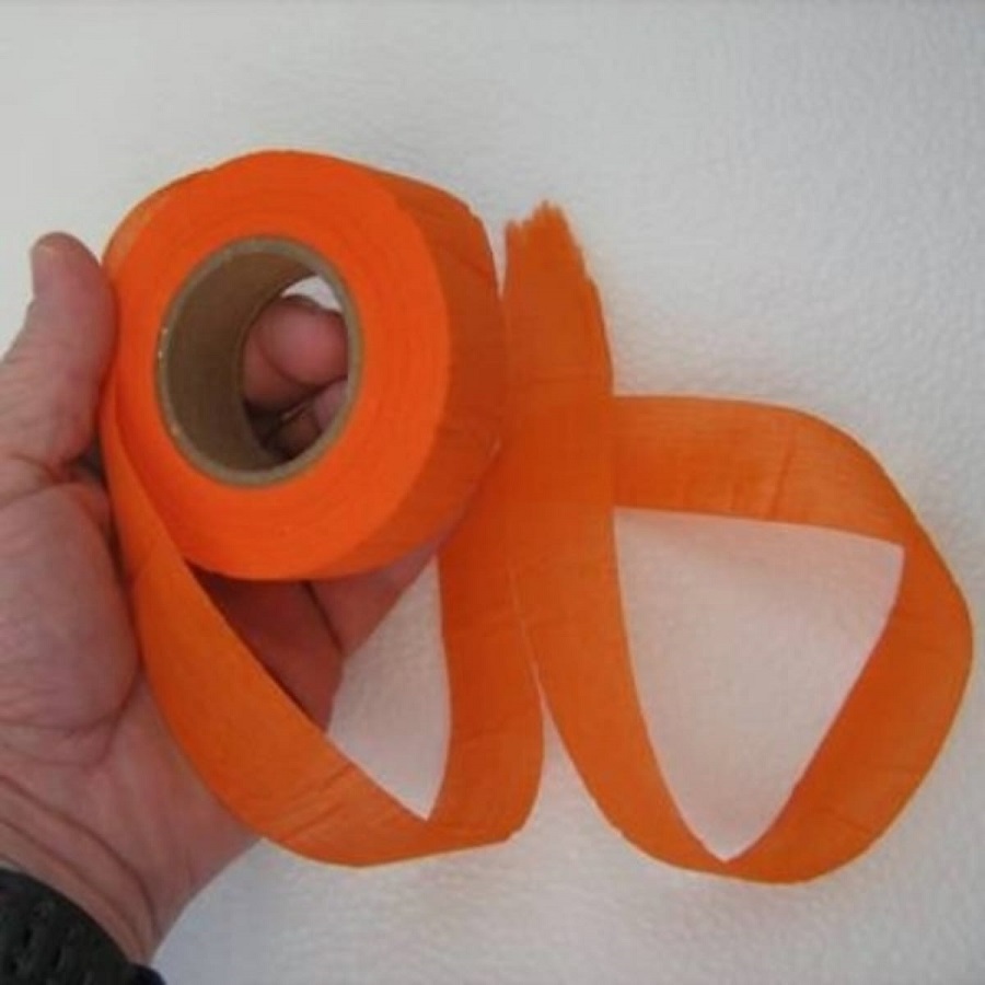 If you’re going hiking, use this biodegradable trail-marking tape.