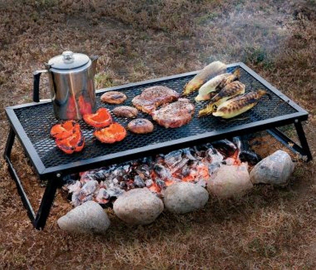 Don’t own a grill? This camping grill is a more inexpensive way to have a BBQ.