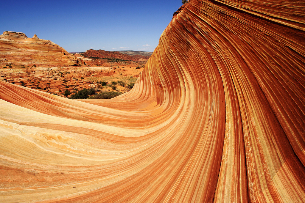 Beautiful sandstone formations in Arizona.