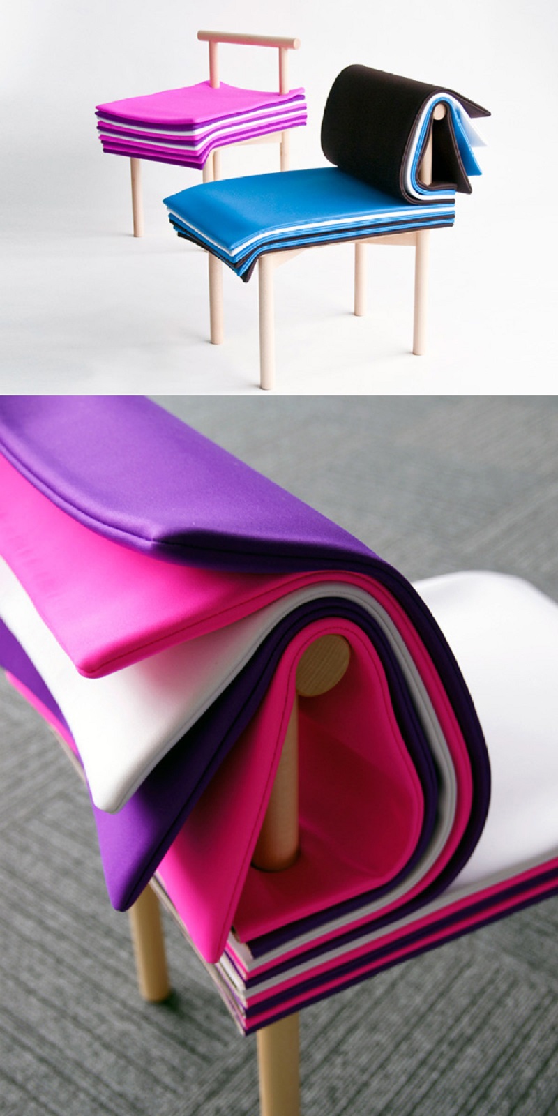 A Chair That Consists Of "Pages."