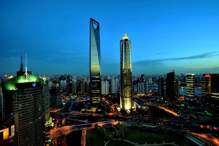 Shanghai World Financial Center (Left One)