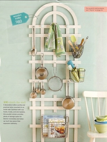 Utilize Wall Space To Hang Utensils