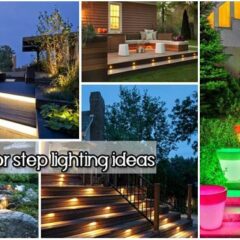 30 Astonishing Step Lighting Ideas for Outdoor Space