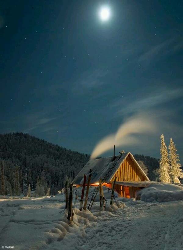 Winter Night, Siberia