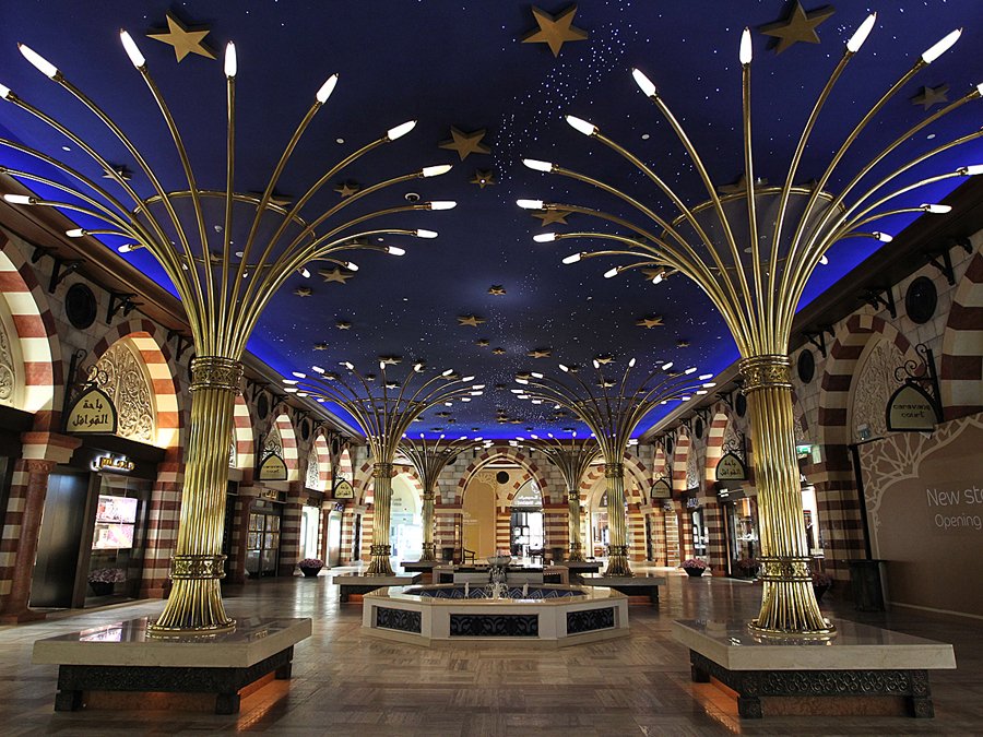 The Gold Souk is another touted feature of the mall. It has more than 200 stores.