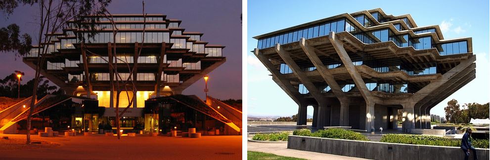 Geisel Library at the University of California, San Diego — San Diego, CA.