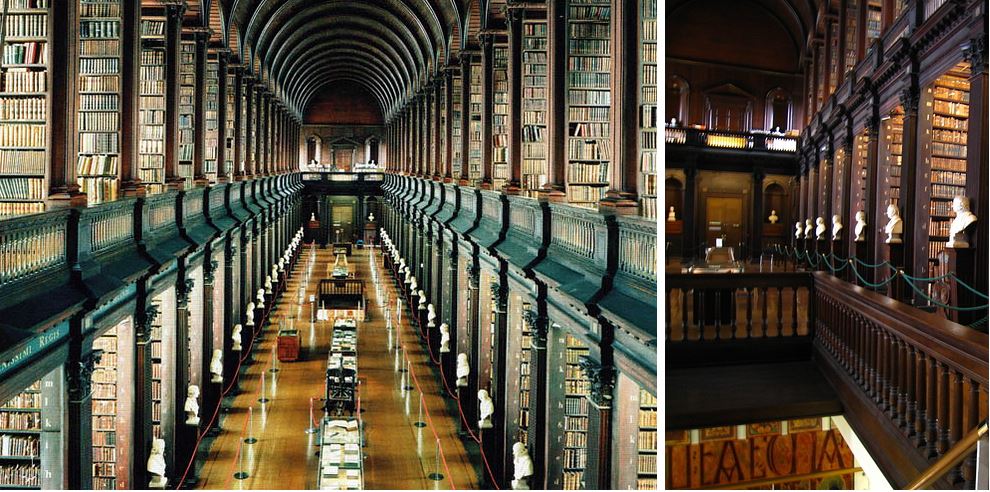Trinity College Library at University of Dublin — Dublin, Ireland