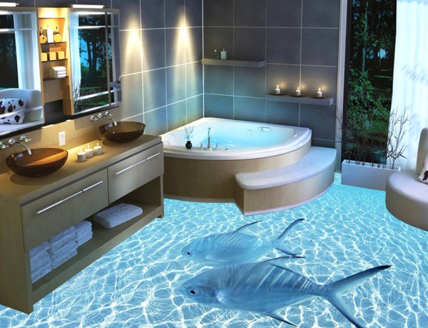 3D Floor Designs That Will Give You Bathroom Envy!