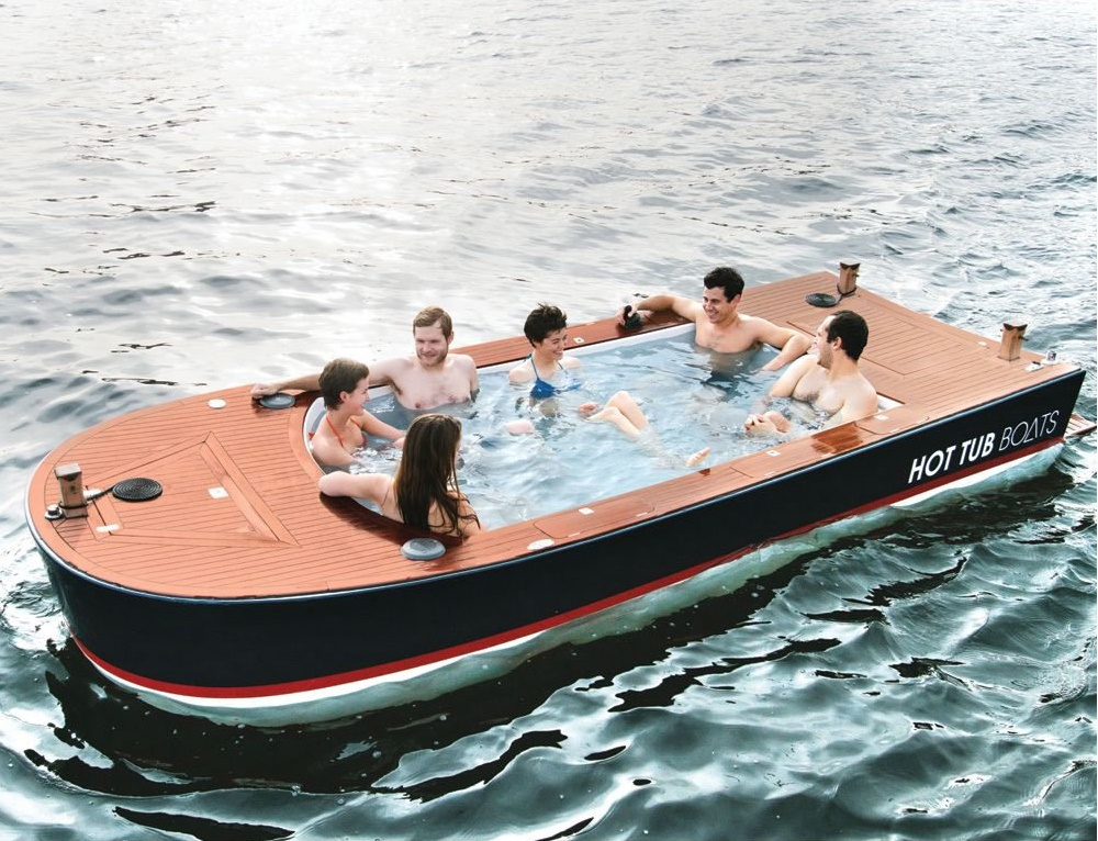 A Hot Tub Boat