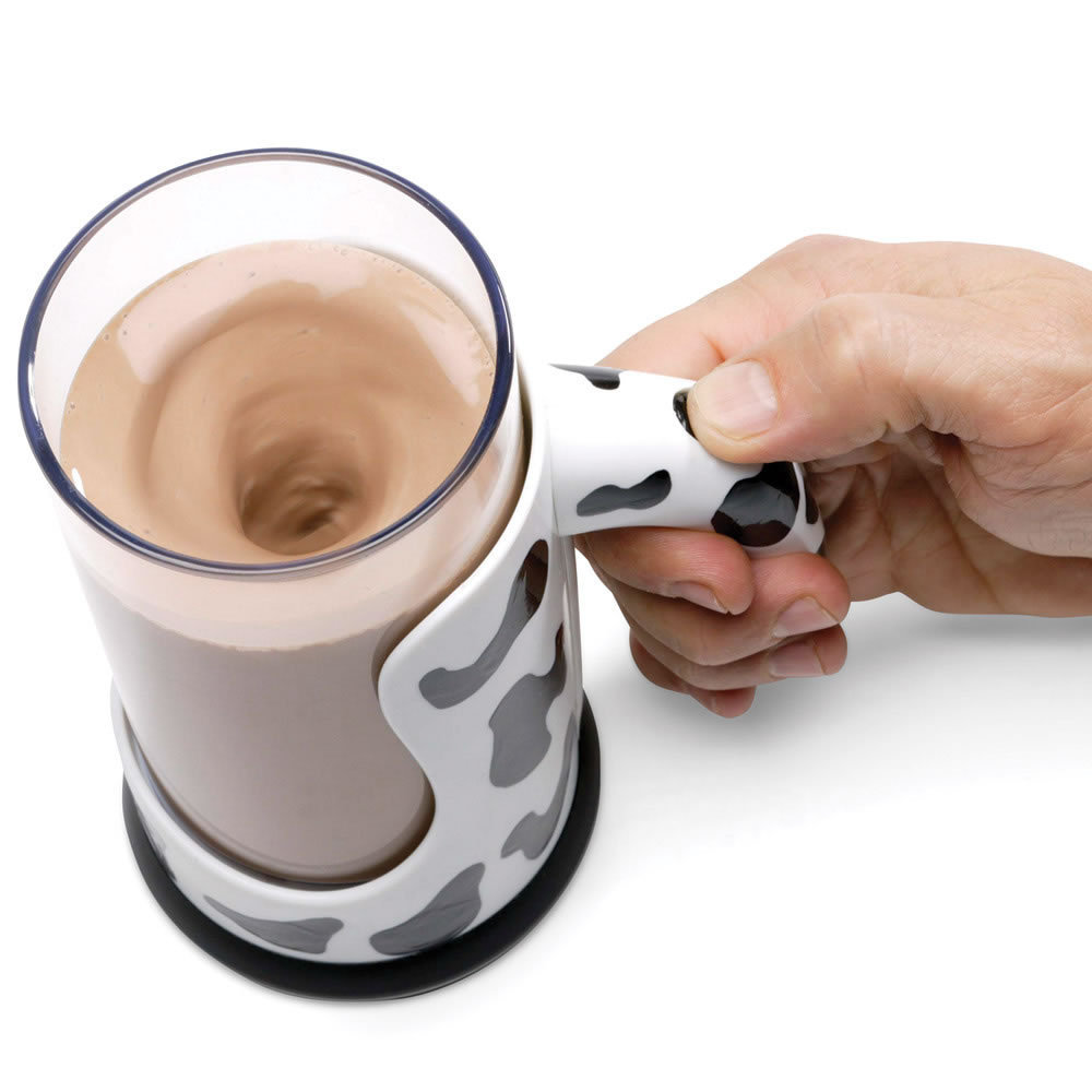 A Self-Stirring Chocolate Milk Mug