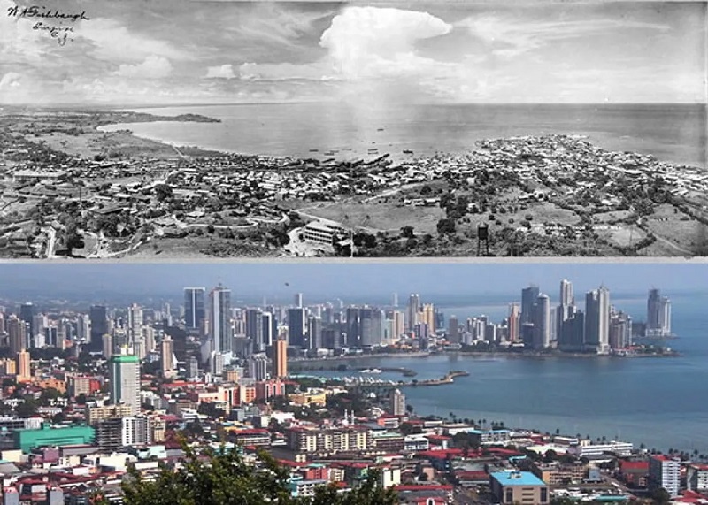 Panama City, Panama (1930s Vs. Present Day)