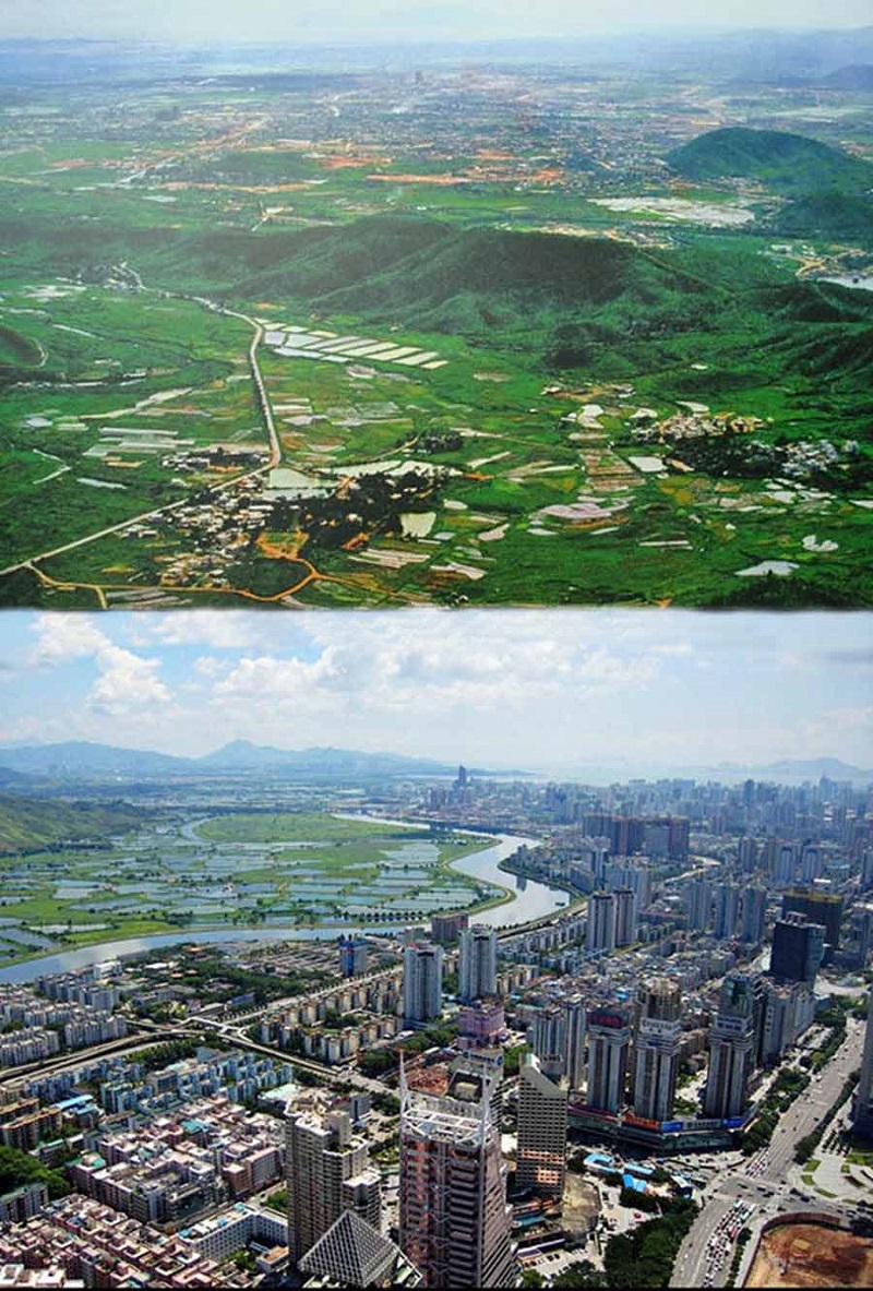 Shenzhen, China (1980 Vs. 2011)
