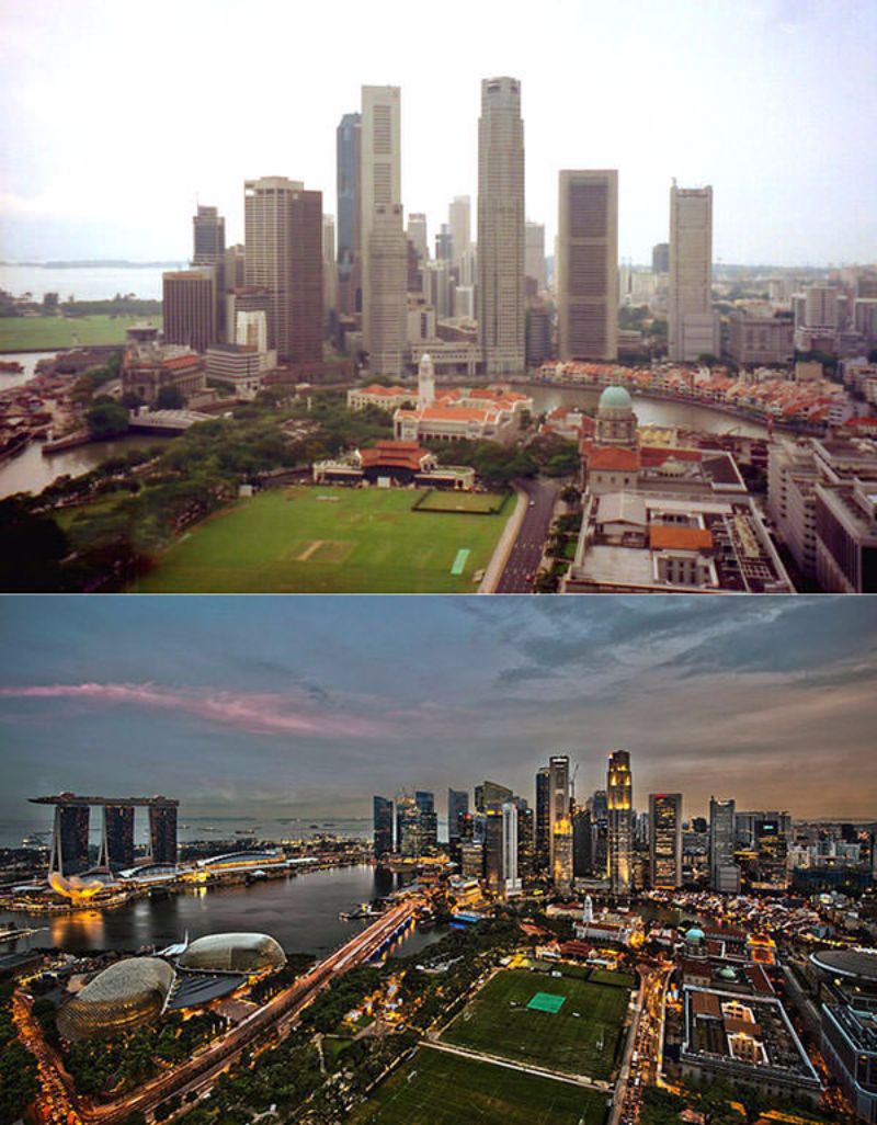 Singapore (1990s Vs. Present Day)