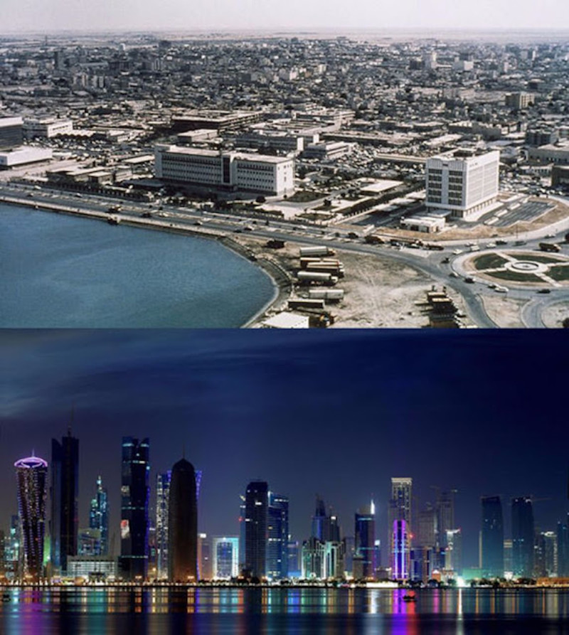 Doha, Qatar (1977 Vs. 2010s)