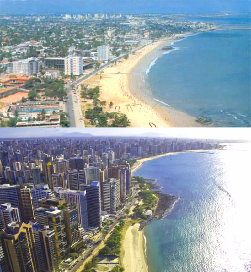 Fortaleza, Brazil (1970s Vs. 2011)