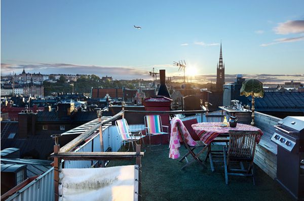 Ragner Omarsson's eclectic rooftop