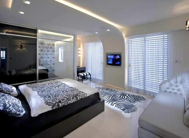 6-Innovative-ceiling-design-gives-this-minimalist-bedroom-a-futuristic-feel-1