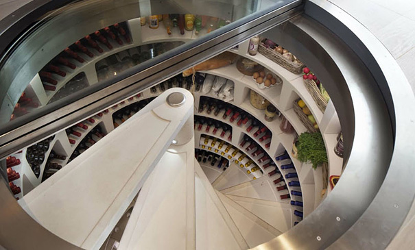 Spiral Wine Storage