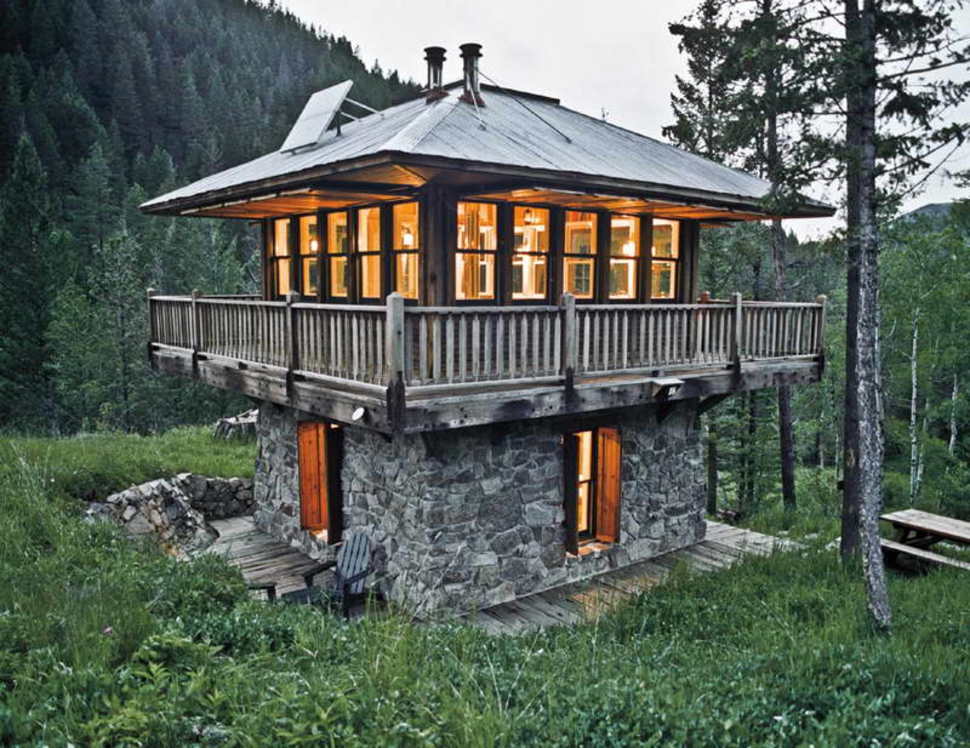 Mini-Double Loft Rock House