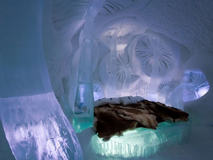 Ice Hotel In Jukkasjarvi, Sweden