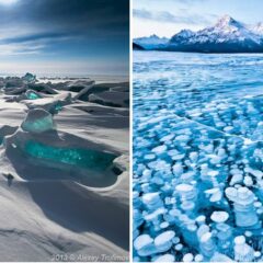 15+ Breathtaking Frozen Lakes, Oceans And Ponds, That Look Like Art