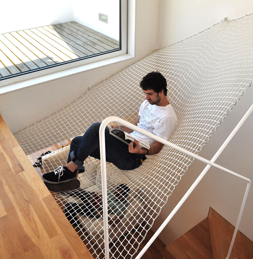 Hammock Over Stairs