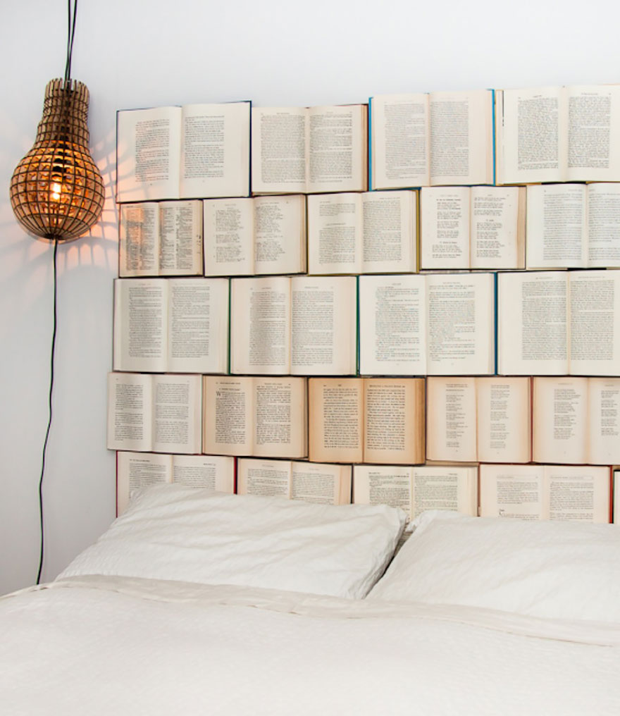 Headboard For Book Lovers