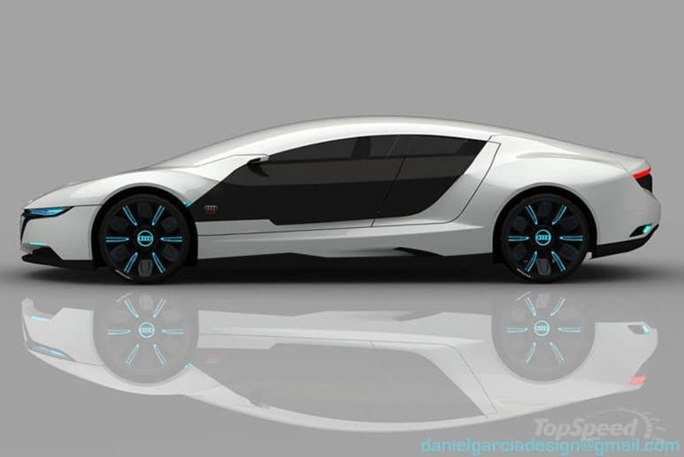 Audi A9 Concept Car Repairs Itself And Changes Color