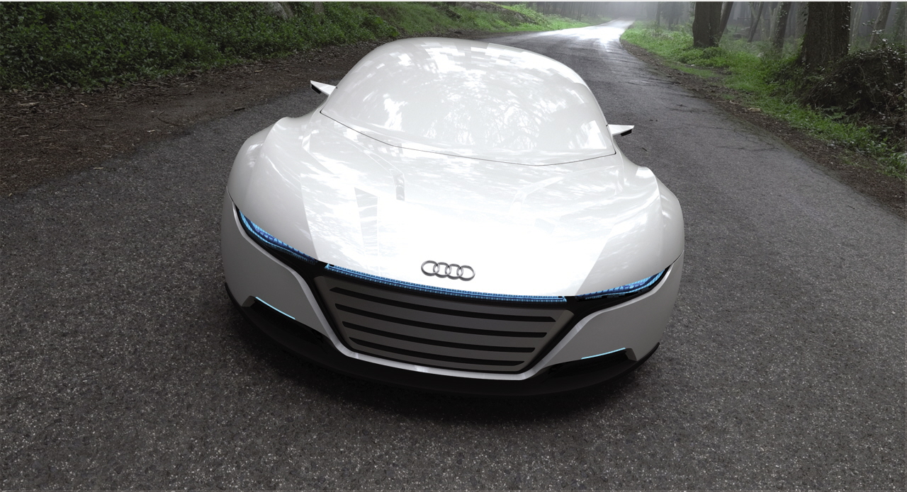 Audi A9 Concept Car Repairs Itself And Changes Color