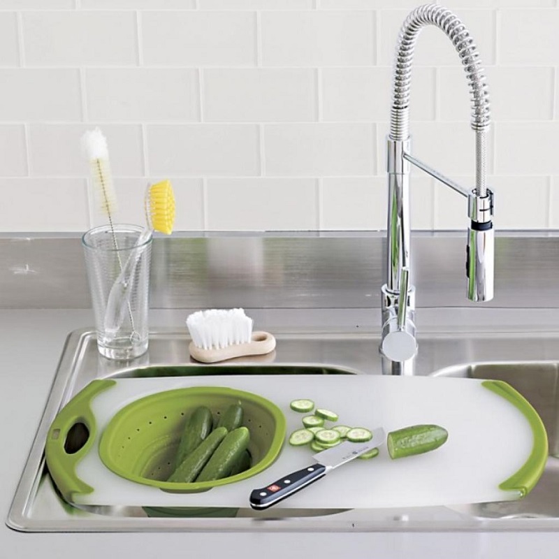 Over-The-Sink Strainer Board